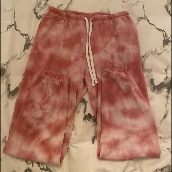 Pink tye dye garage 80s joggers - Picture 1 of 3